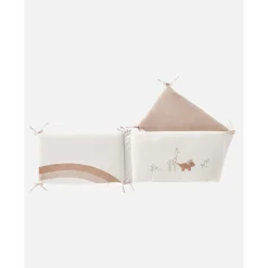 Noukie's Tour de lit veloudoux Pop Rose