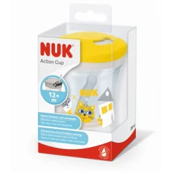 Nuk                    Action Cup Paille silicone Mixte    Blanc            12 mois+
