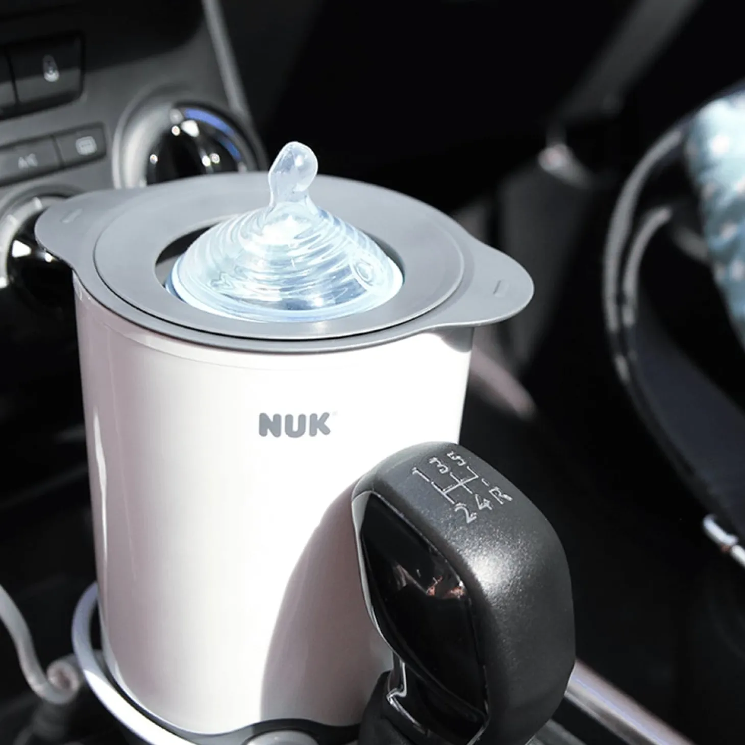 Nuk Chauffe-biberon Thermo Express Auto et Maison Gris