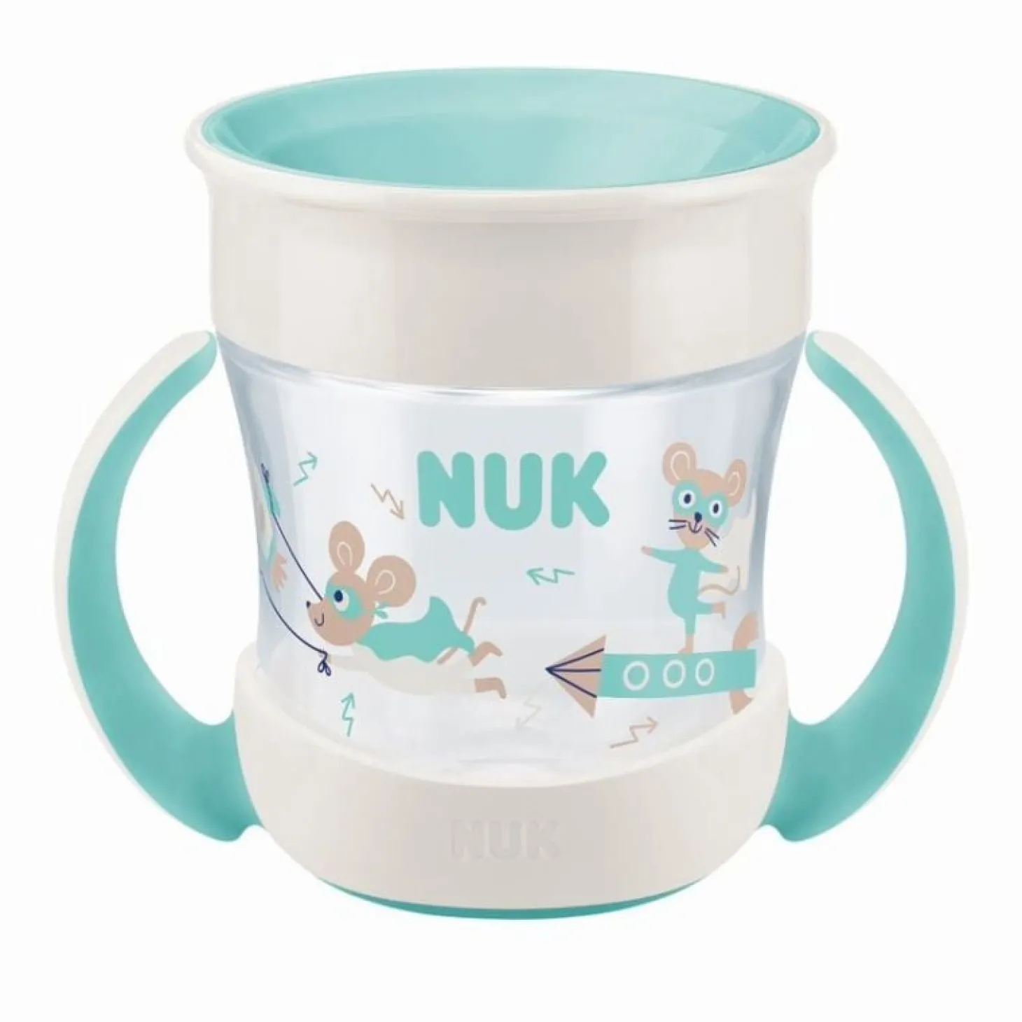Nuk Mini Magic Cup 360 poignées Mixte Blanc 6 mois+