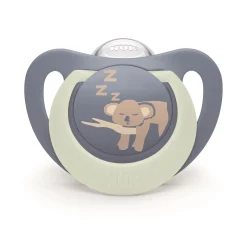 Nuk                    2 Sucettes First Choice Nuit    Hippo/Koala