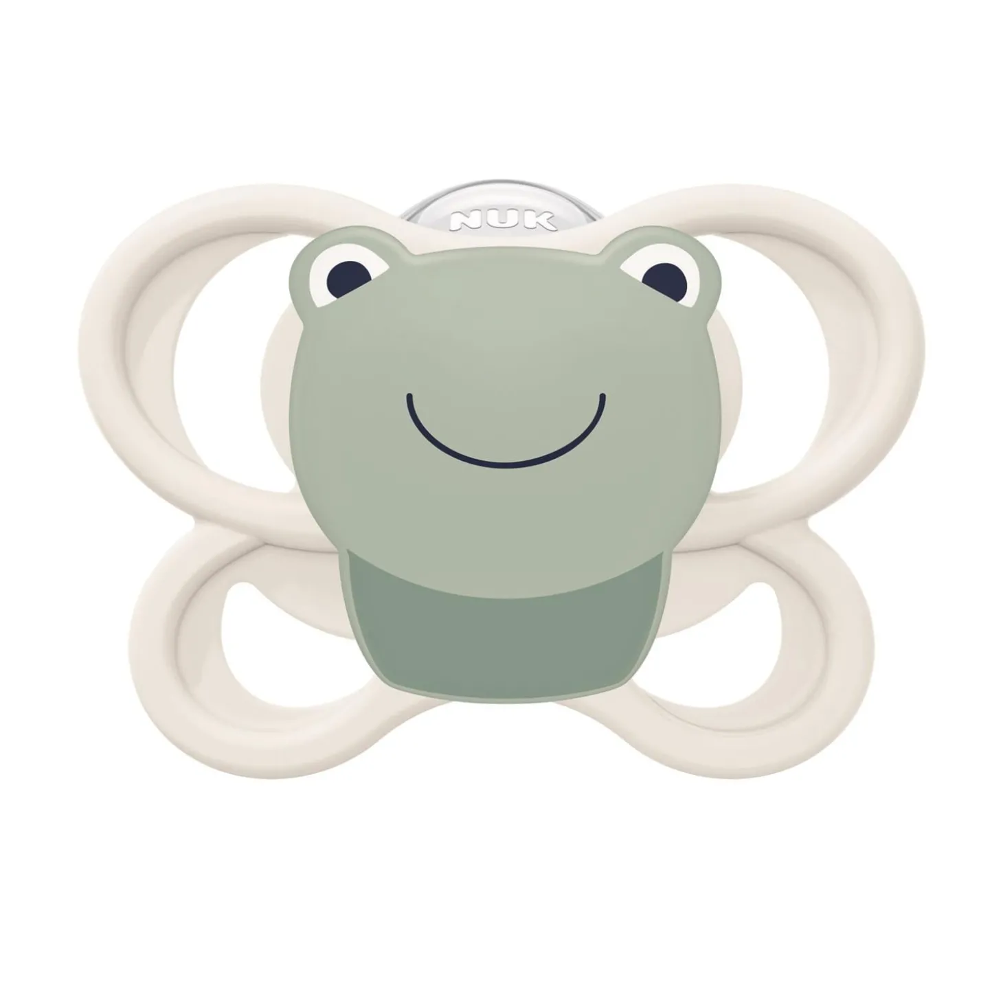 Nuk 2 Sucettes Perfect Match Air Grenouille/Ours 0-6 mois