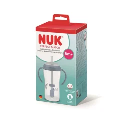 Nuk Tasse d'apprentissage paille Perfect Match Bleu 0 - 9 mois