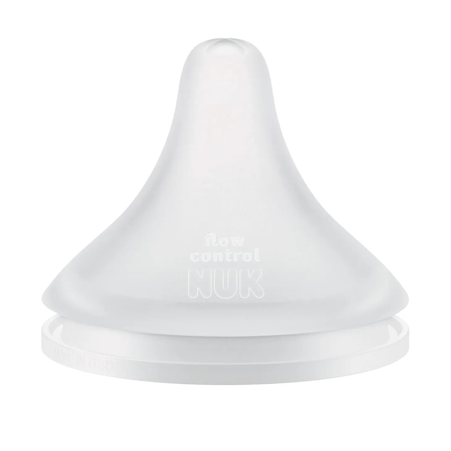 Nuk 2 Tétines Perfect Match Flow Control Transparent 6 mois