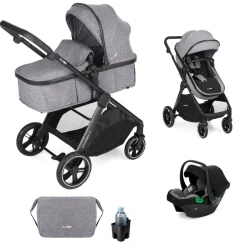 Nurse Duo poussette convertible Wander C + coque Wander carrier Iron