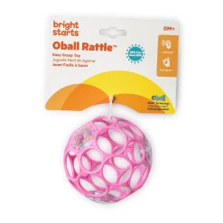 Oball Hochet balle sensorielle Rose