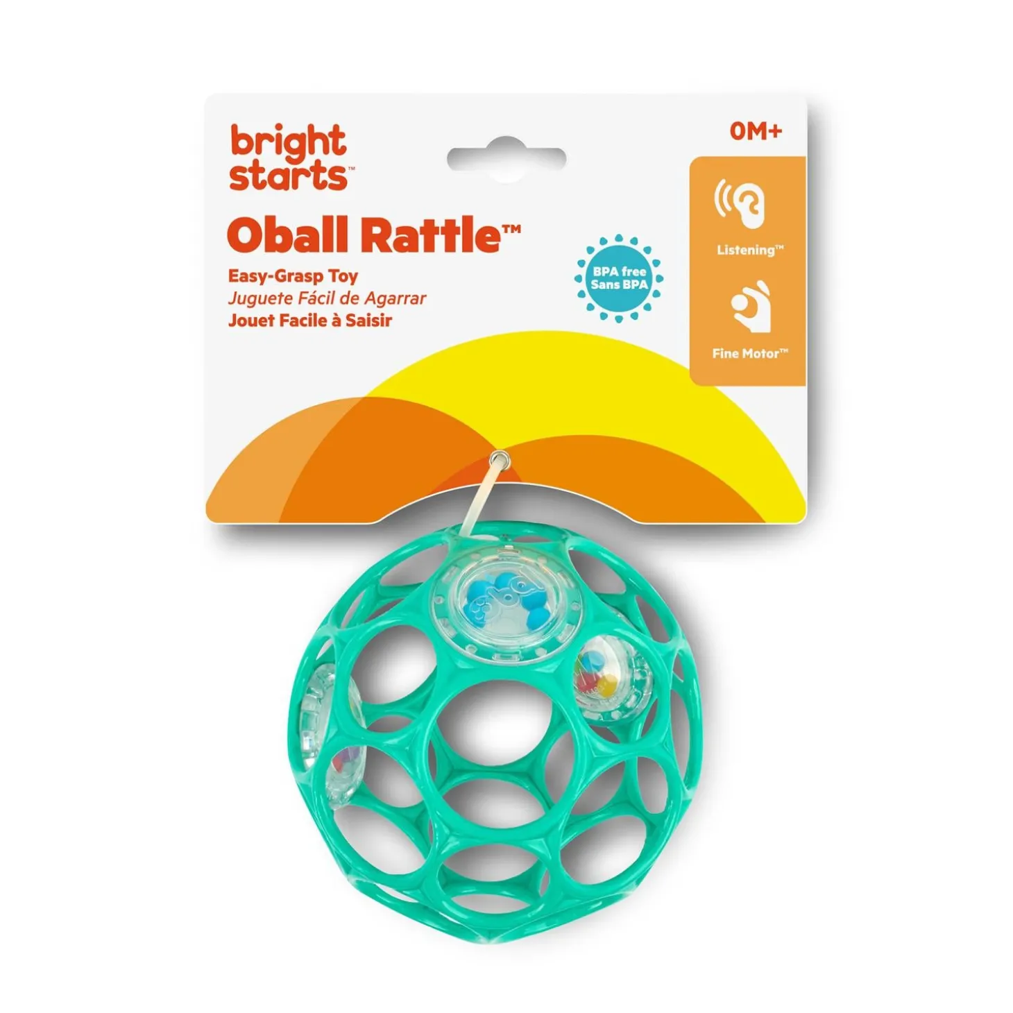Oball Hochet balle sensorielle Sarcelle