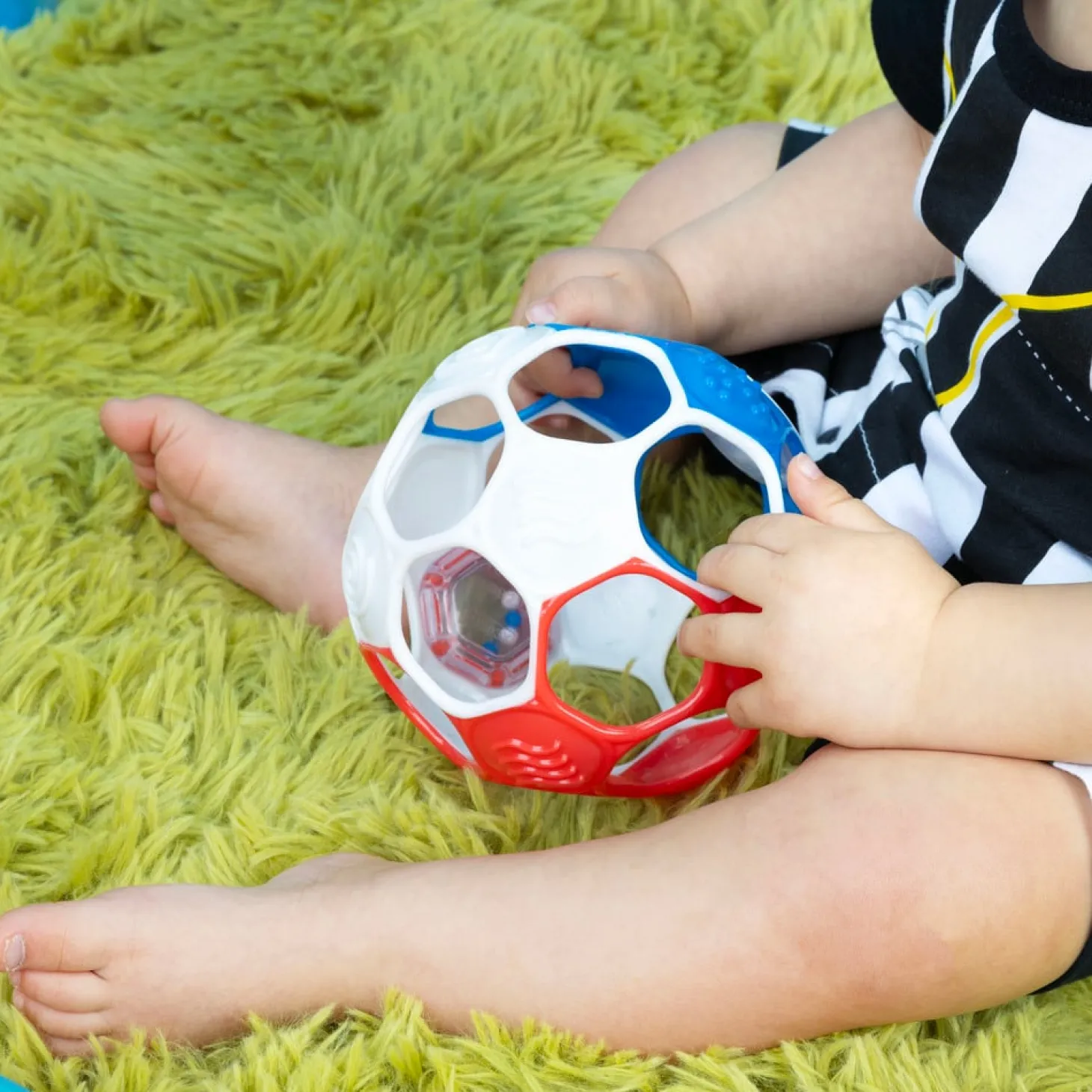 Oball Hochet ballon de foot Bleu/Blanc/Rouge