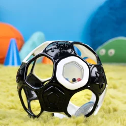 Oball                    Hochet ballon de foot    Noir/Blanc