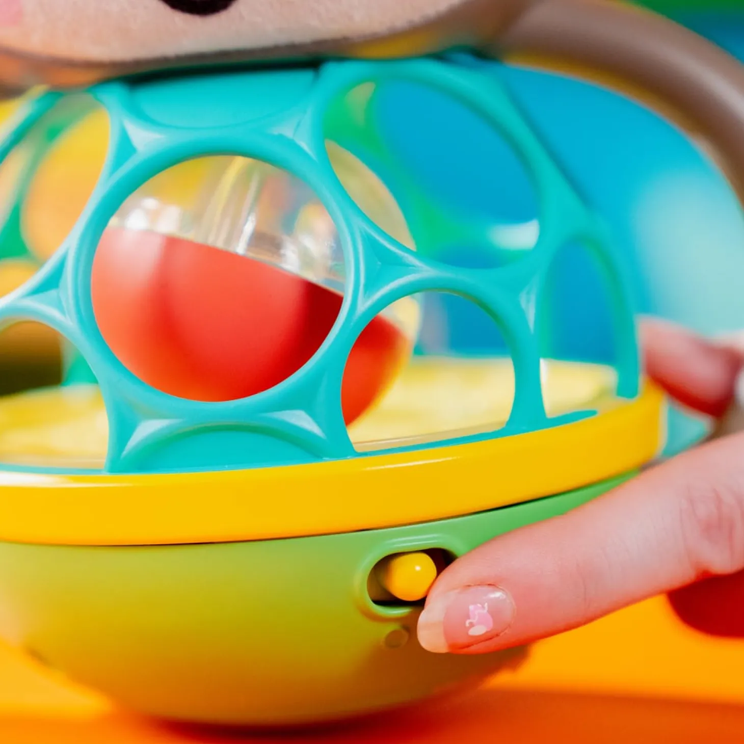 Oball Hochet musical Singe Multicolore
