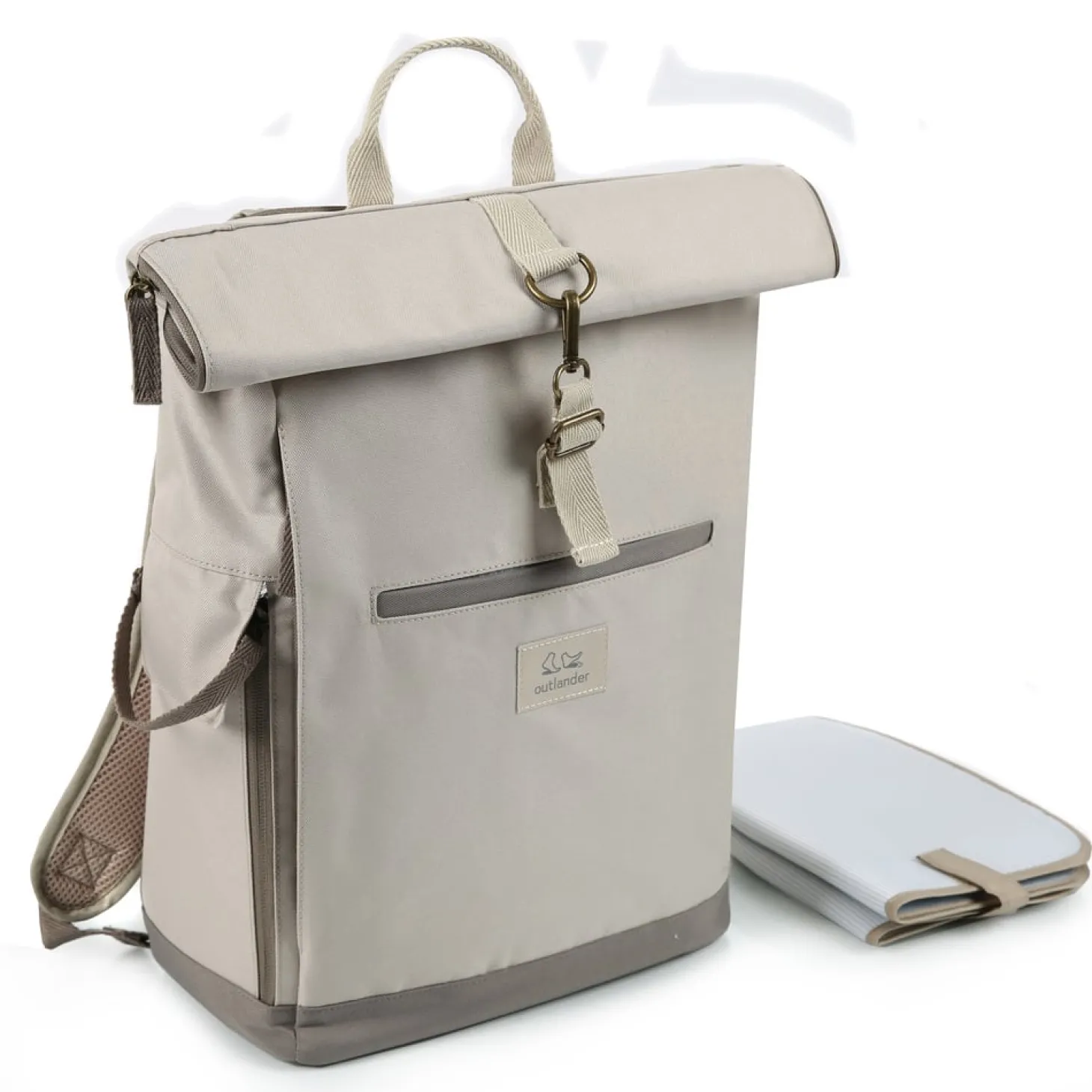 Outlander Baby Sac à dos Roll Top Sable