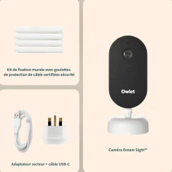 Owlet Moniteur Vidéo Dream Sight Cam Blanc
