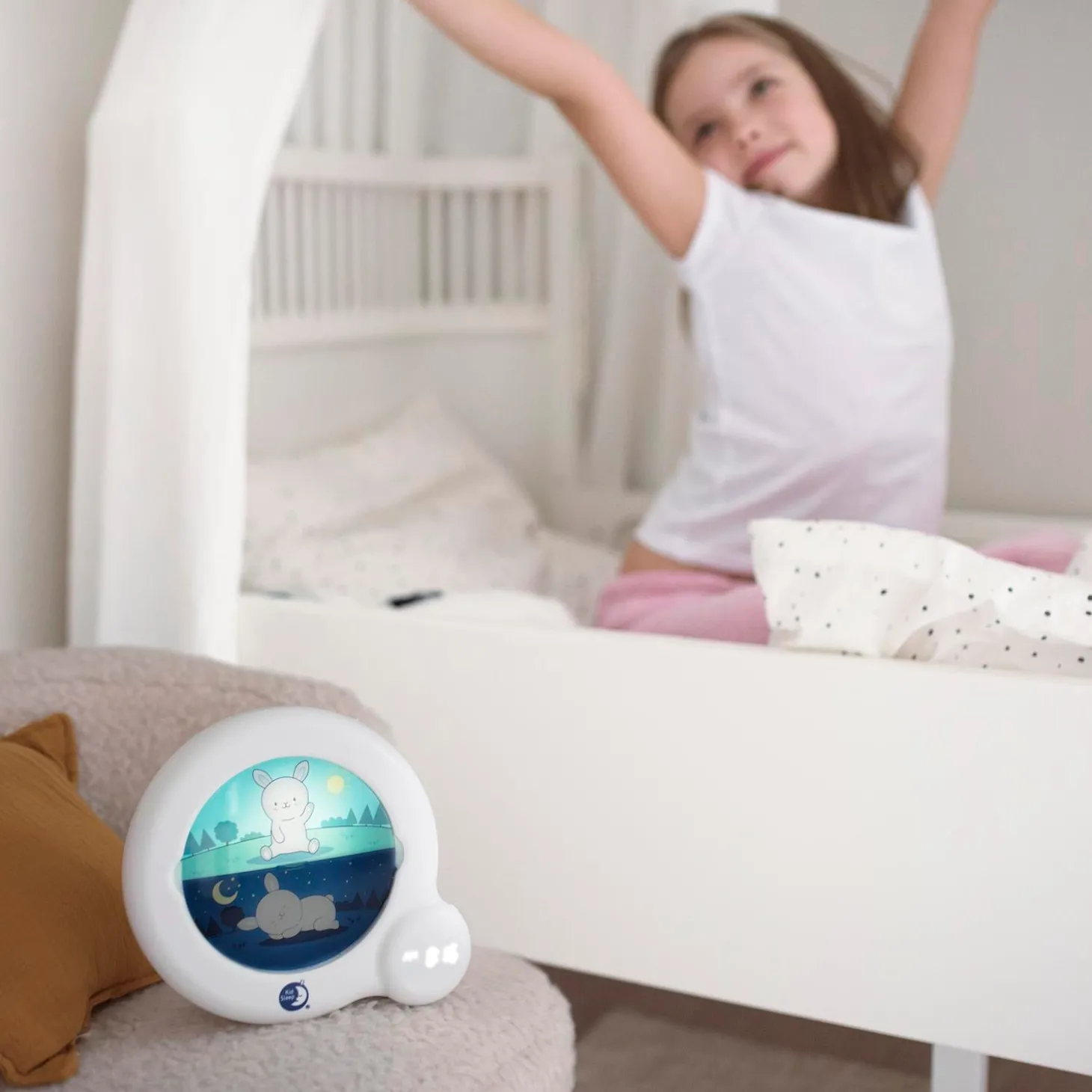 Pabobo Indicateur de réveil Kid'Sleep Essential Blanc