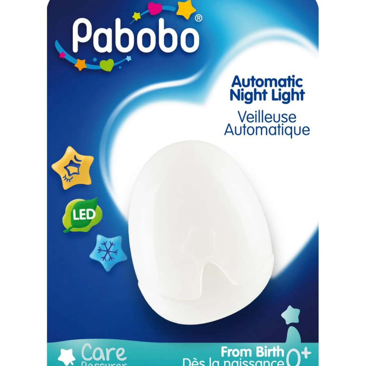Pabobo Veilleuse murale automatique Blanche