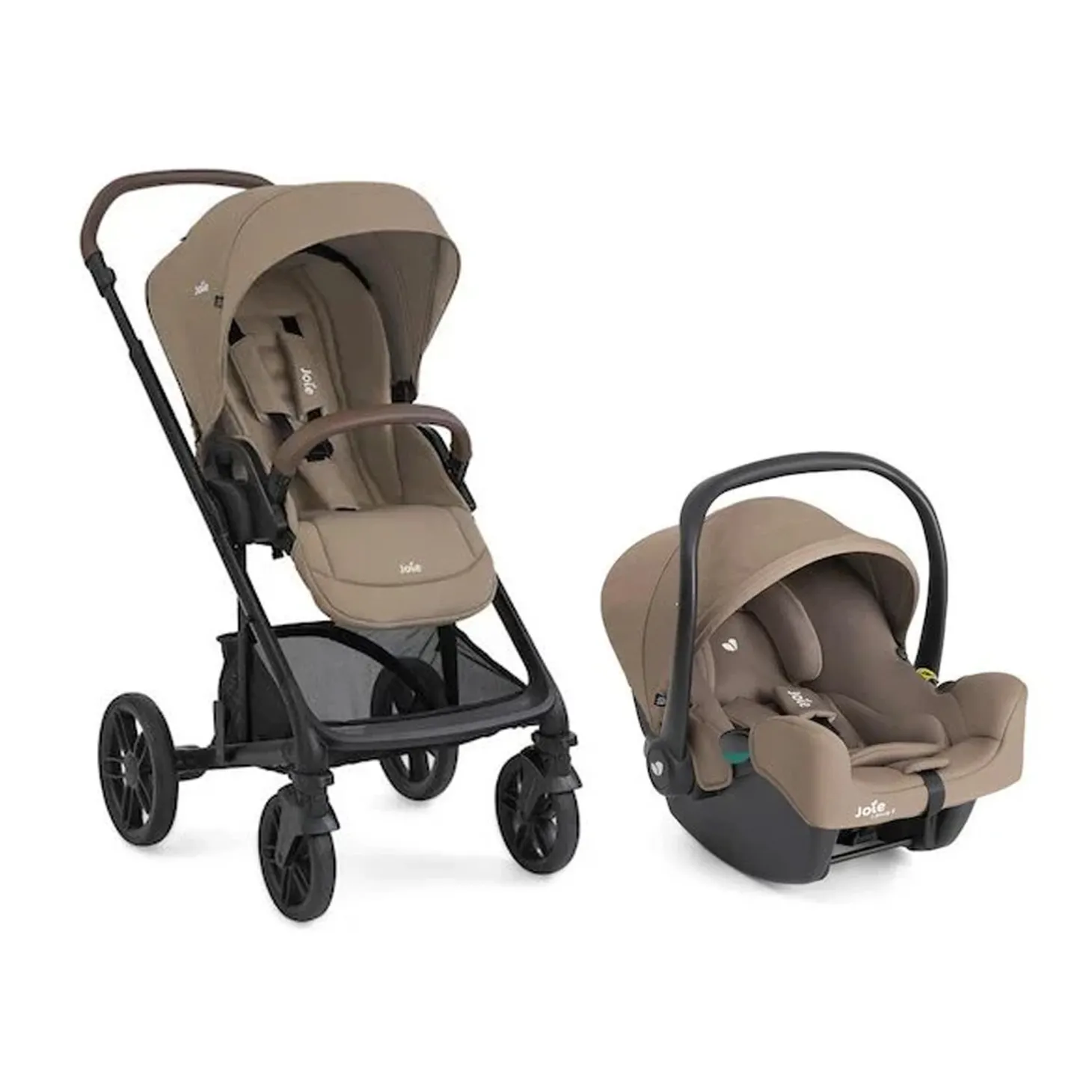 Pack poussette duo Chrome Cashew + coque1-snug 2 de Joie