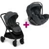 Pack poussette duo Finiti Ebony + coque I-Level Pro Ebony                            de Joie