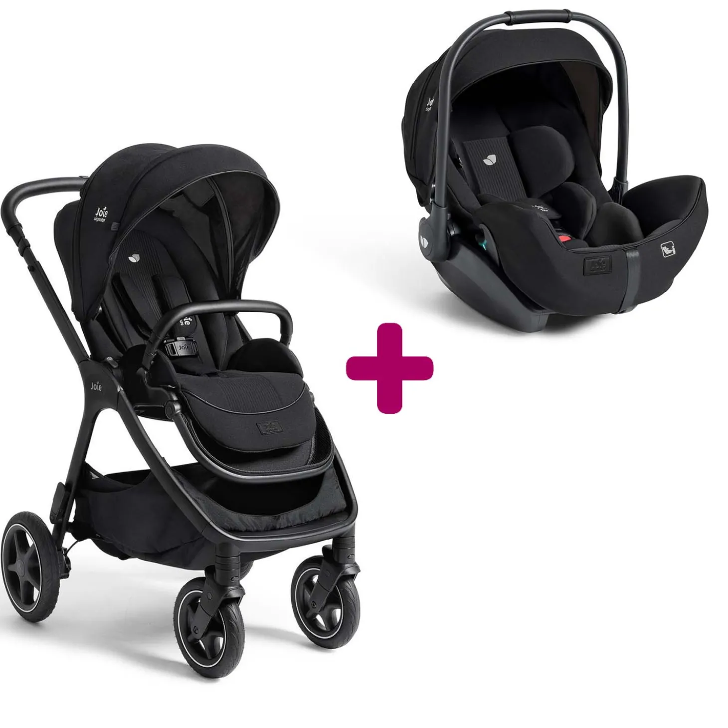 Pack poussette duo Finiti Eclipse + coque I-Level Pro Eclipse de Joie