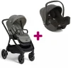 Pack poussette duo Finiti Evergreen + coque I-Snug 2 Shale                            de Joie                                                                                                                7 avis