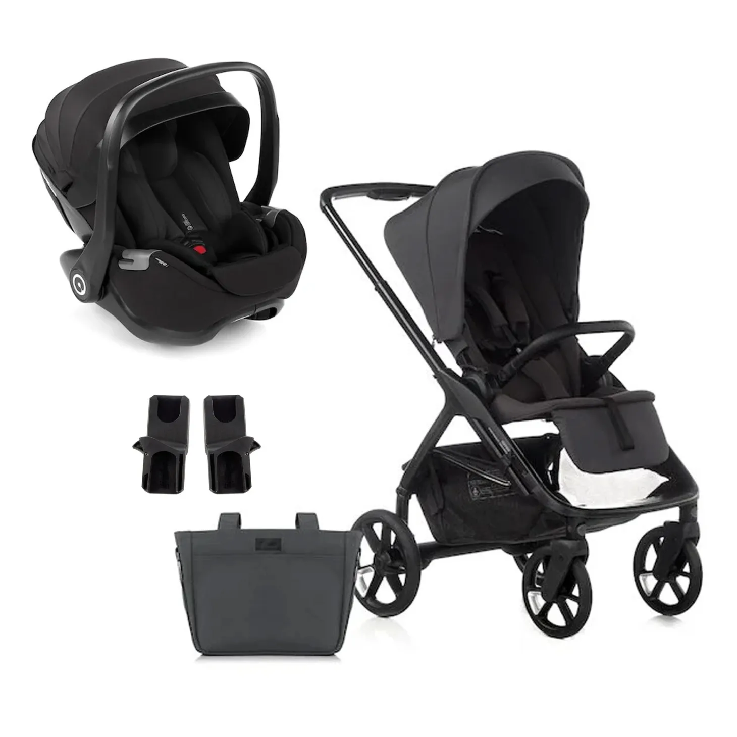 Pack Poussette duo Keep avec coque Kombibaby cloud de Jané