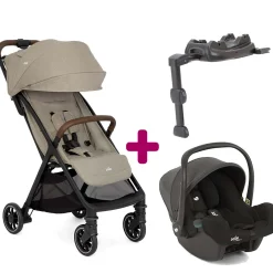 Pack Poussette duo pact Pro Oak + coque i-snug 2 Shale + base Lx 2                            de Joie