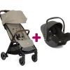 Pack Poussette duo pact Pro Oak + coque i-snug 2 Shale                            de Joie