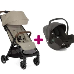 Pack Poussette duo pact Pro Oak + coque i-snug 2 Shale                            de Joie