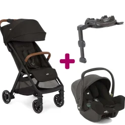 Pack Poussette duo Pact Pro Shale + coque i-snug 2 Shale + base Lx 2                            de Joie