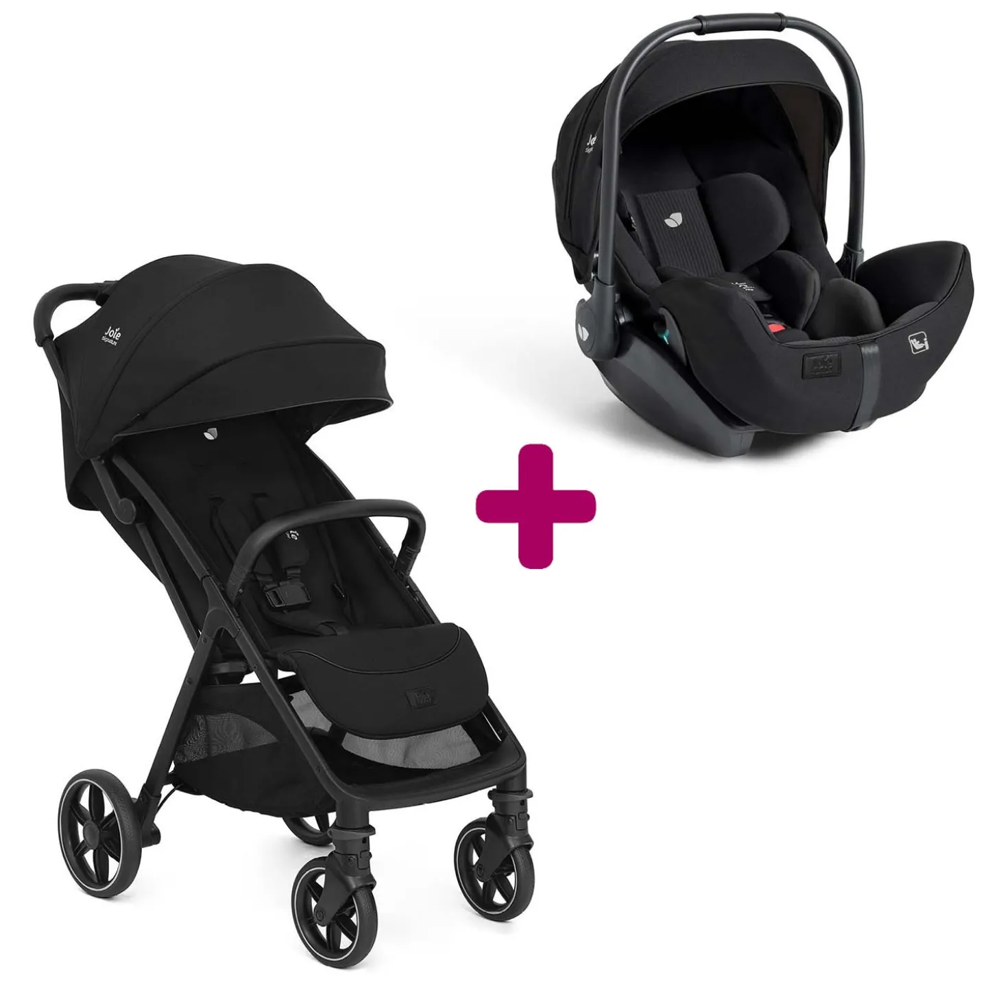 Pack Poussette duo Parcel Lx Eclipse + coque I-Level Pro Eclipse de Joie