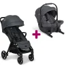 Pack Poussette duo Parcel Lx Ebony + coque Sprint Ebony                            de Joie