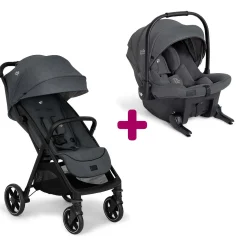 Pack Poussette duo Parcel Lx Ebony + coque Sprint Ebony                            de Joie