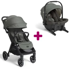 Pack Poussette duo Parcel Lx Evergreen + coque Sprint Evergreen                            de Joie