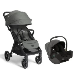 Pack Poussette Duo Parcel Lx Evergreen + coque I-Snug 2 Shale                            de Joie