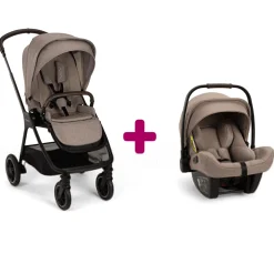 Pack Poussette duo Triv Next Cedar + coque Pipa next Cedar                            de Nuna