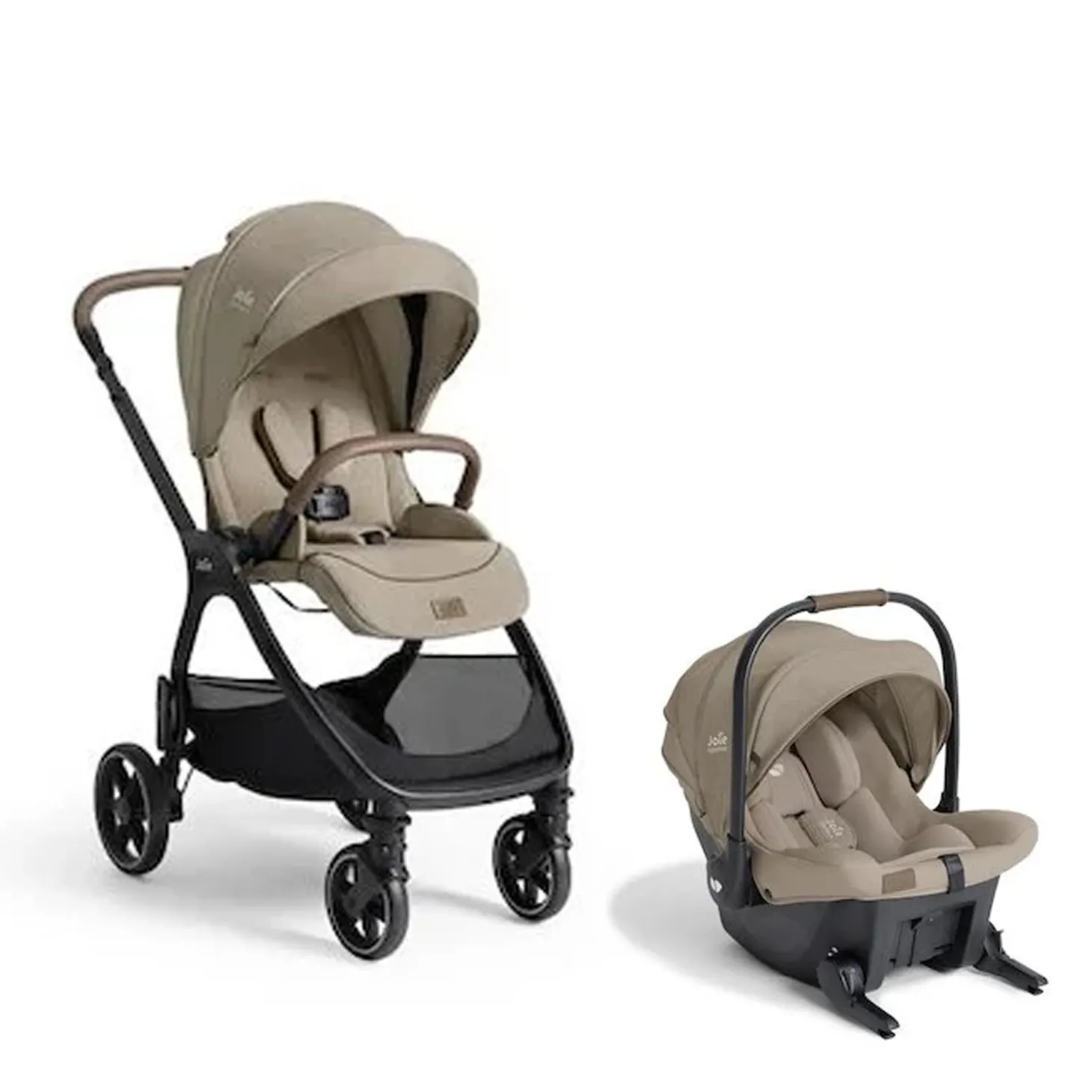 Pack poussette duo Valora Sandstone + coque sprint de Joie