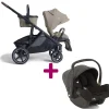 Pack Poussette duo Versiti Sandstone + coque I-Snug 2 Shale                            de Joie