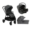 Pack poussette trio Finiti Ebony + nacelle Ramble Ebony + coque I-Snug Shale                            de Joie                                                                                                                7 avis