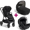 Pack poussette trio Finiti Eclipse + nacelle Calmi Eclipse + coque I-Level pro Eclipse                            de Joie