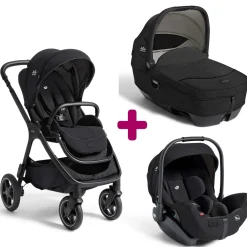 Pack poussette trio Finiti Eclipse + nacelle Calmi Eclipse + coque I-Level pro Eclipse                            de Joie