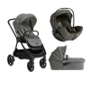 Pack poussette trio Finiti Evergreen + nacelle Ramble Evergreen + coque I-Level pro Evergreen                            de Joie