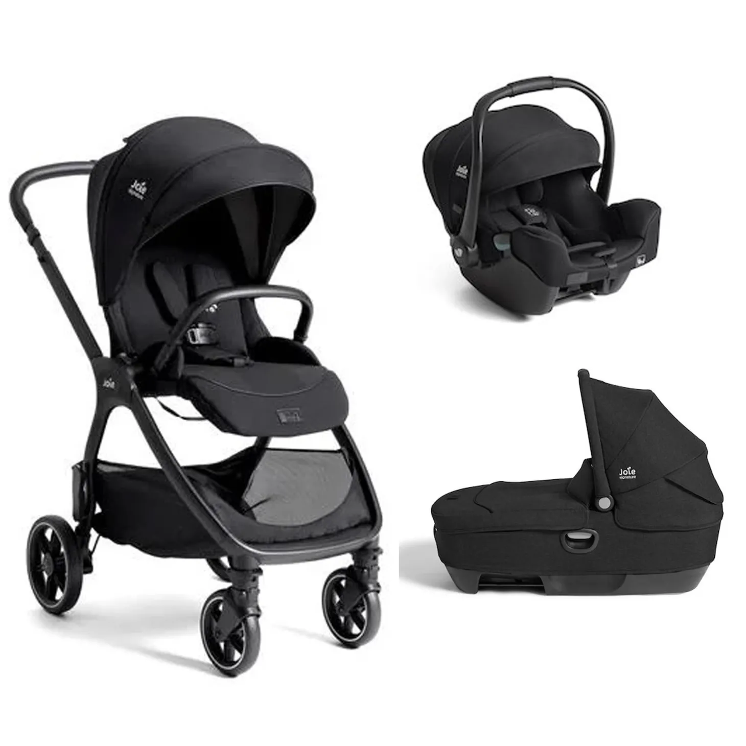 Pack poussette trio Valora Eclipse + coque i-starter + nacelle calmi de Joie