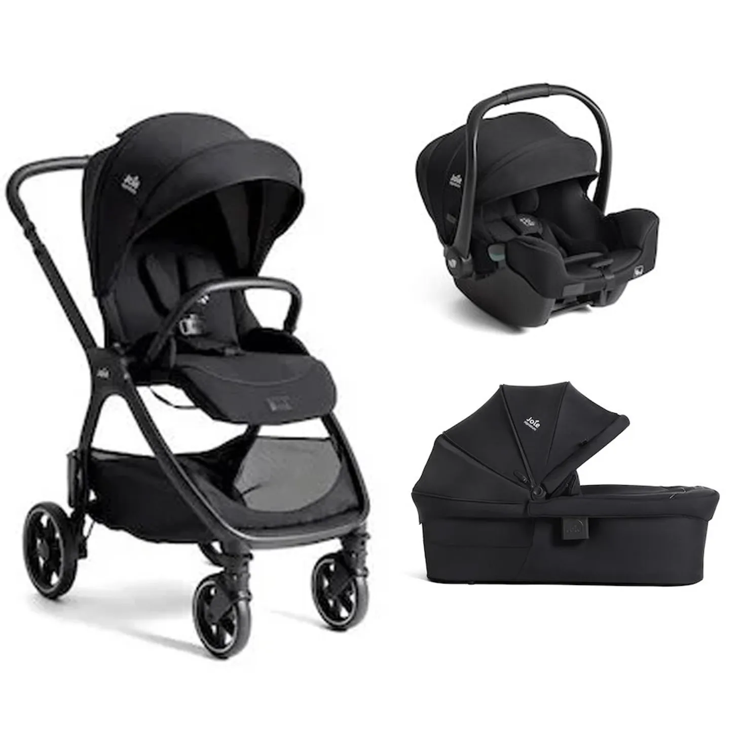 Pack poussette trio Valora Eclipse + coque i-starter + nacelle ramble XL de Joie