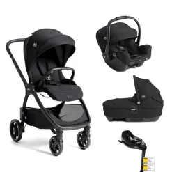 Pack poussette trio XL Valora Eclipse + coque i-starter + nacelle calmi + base encore                            de Joie