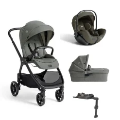 Pack poussette trio XL Valora Evergreen + coque i-level pro + nacelle ramble XL + I-base LX 2                            de Joie