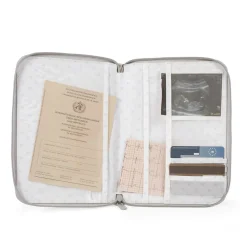 Pasito a Pasito Protège Carnet de Santé Little Bloom Vichy Gris