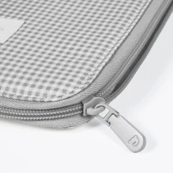 Pasito a Pasito Protège Carnet de Santé Little Bloom Vichy Gris