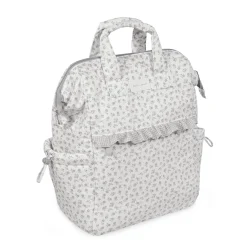 Pasito a Pasito Sac à dos Little Bloom Fleurs Gris