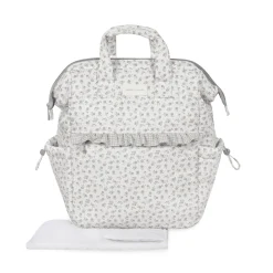 Pasito a Pasito Sac à dos Little Bloom Fleurs Gris