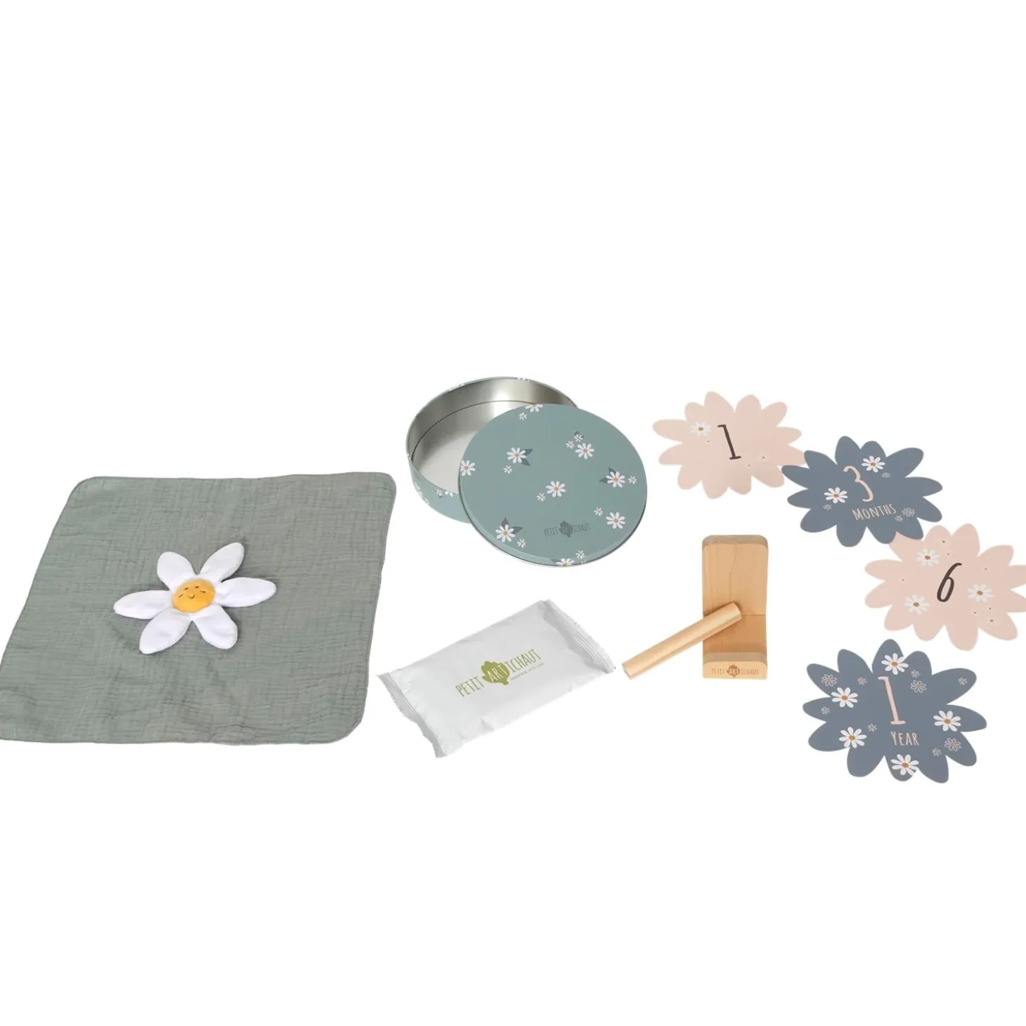 Petit Artichaut Coffret naissance Daisy Blue