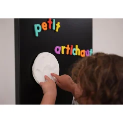 Petit Artichaut 2 Magnets Empreinte Blanc