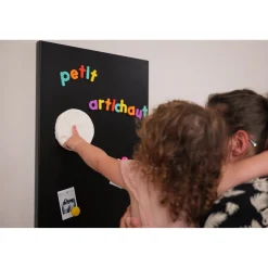 Petit Artichaut 2 Magnets Empreinte Blanc